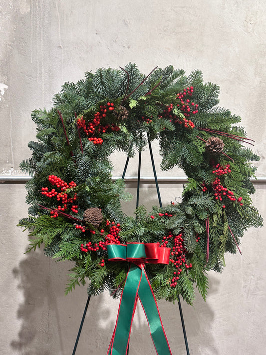 Christmas Wreath 23 Inch Fresh