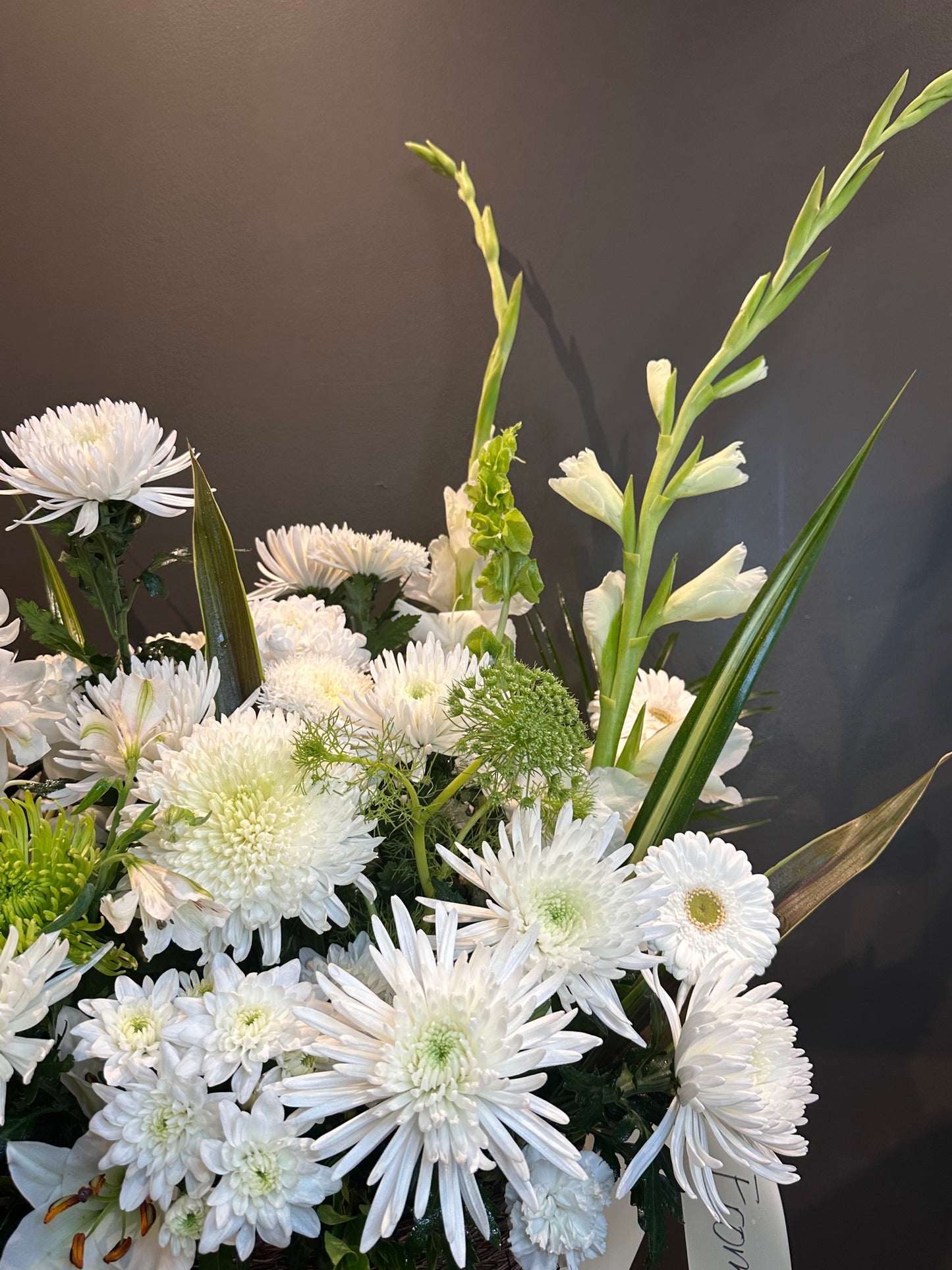 Funeral Flower Basket Large - Sympathy Condolence Arrangements Vancouver
