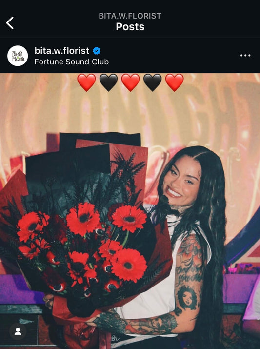 Customized Celebrity Floral Design