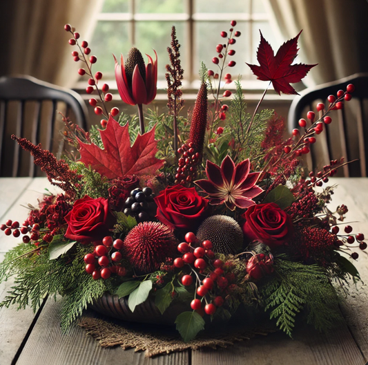 LEST WE FORGET Centrepiece Round Design