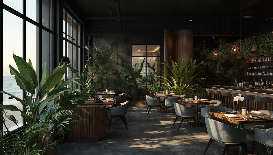 Transform Your Restaurant with Tropical Plant Design | Coastal Interior Experts Vancouver